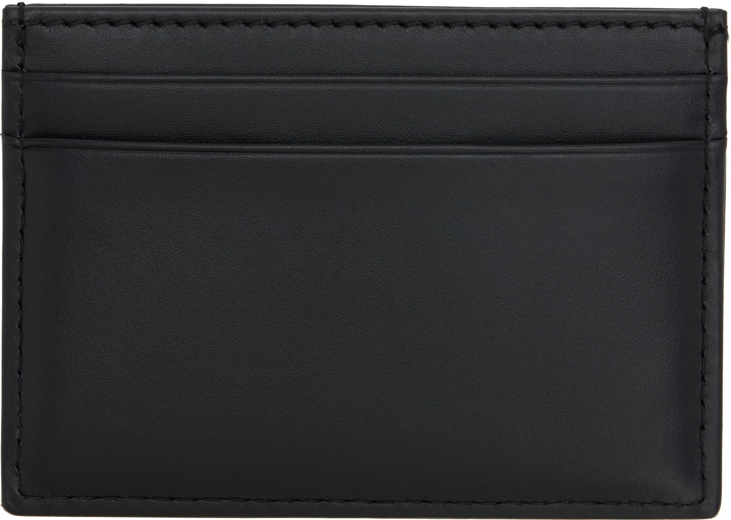 Peňaženka BOSS Buffed Leather Card Holder Čierna | 50546166, 1