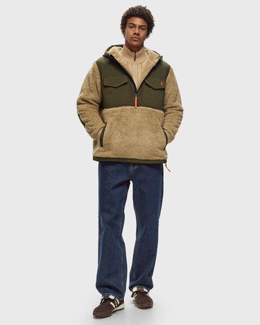 Mikina Polo by Ralph Lauren Half-Zip Hoodie With Kangaroo Pocket Hnedá | 710880442006, 1