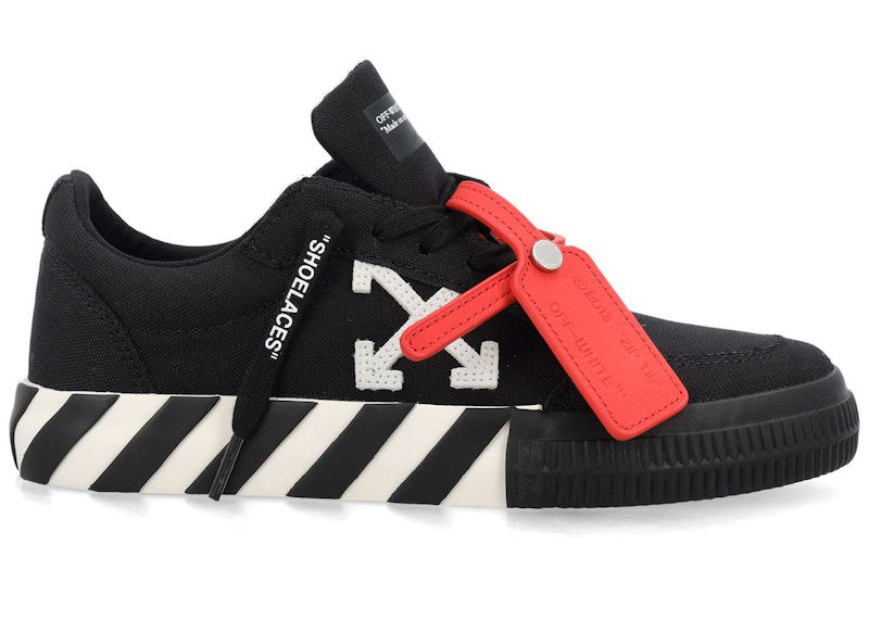 Tenisky a topánky Off-White Vulcanized Low Canvas White Black W Čierna | OWIA272C99FAB0051001