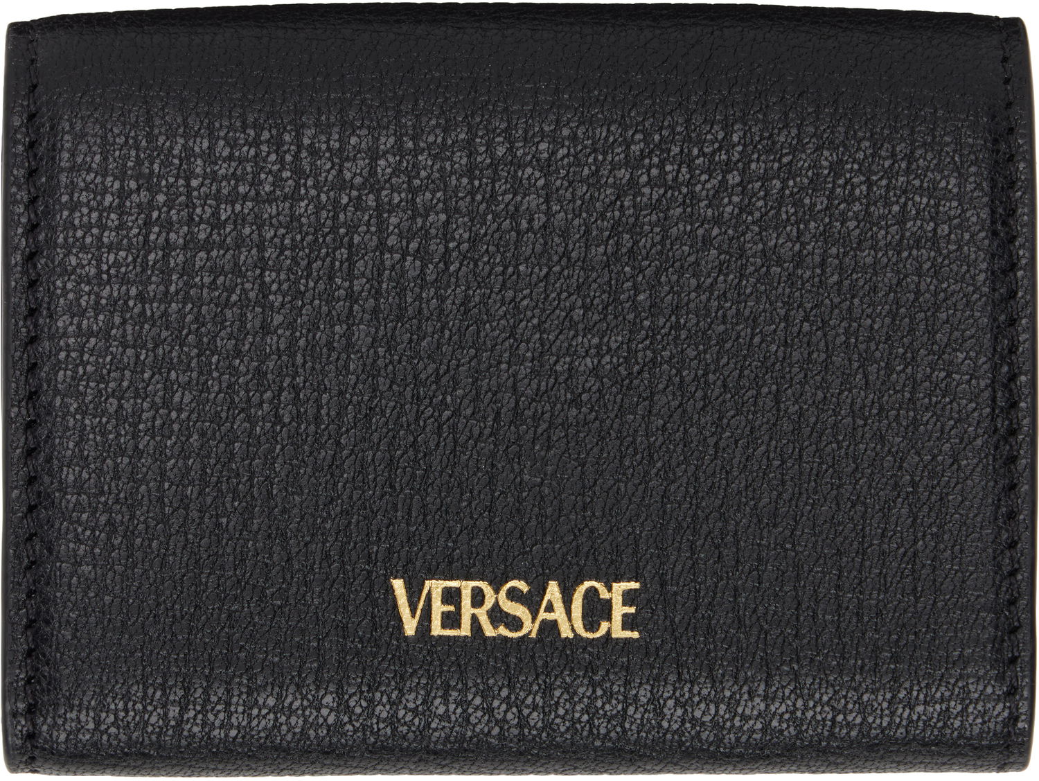 Peňaženka Versace Medusa Biggie Trifold Leather Wallet Čierna | 1011456_1A10544, 1