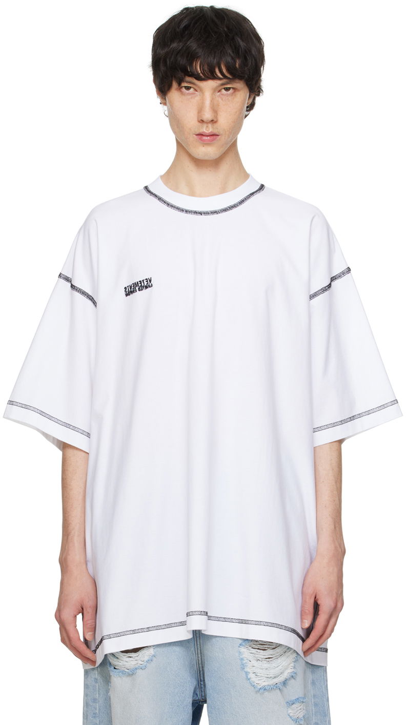 Tričko VETEMENTS Inside Out T-Shirt Biela | UE64TR600WB, 0