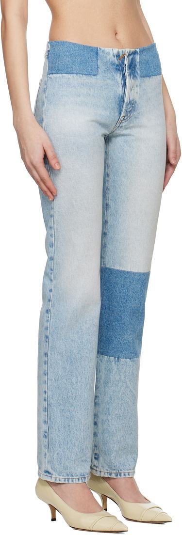Džínsy Maison Margiela MM6 Maison Margiela Patchwork Jeans Modrá | S62LB0187 M30018, 1