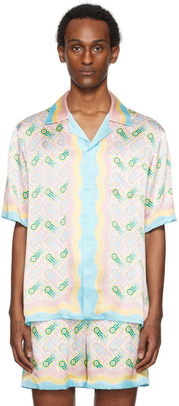 Košeľa Casablanca Ping Pong Shirt Rôznofarebný | U-MPS24-SH-003-01, 0