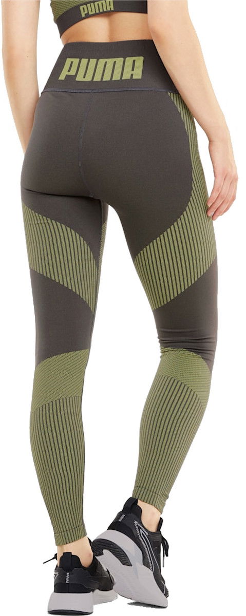 Legíny Puma Puma Train Seamless HW 7/8 Tight Leggings Zelené | 52105207, 1
