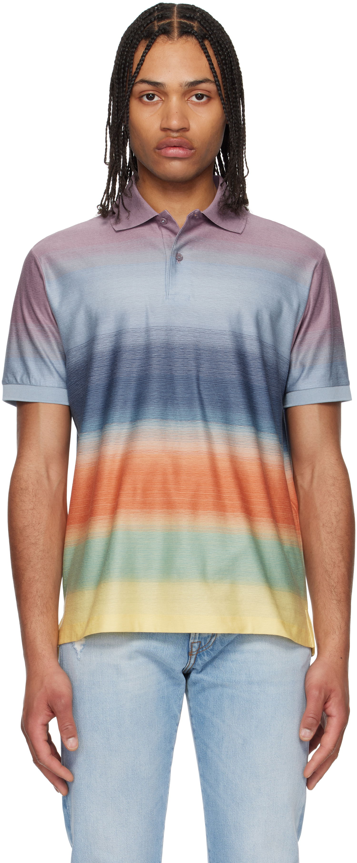 Polo tričko Paul Smith Paul Smith Smith Stripe Cotton Polo Rôznofarebný | M1R-958P-P02662, 0