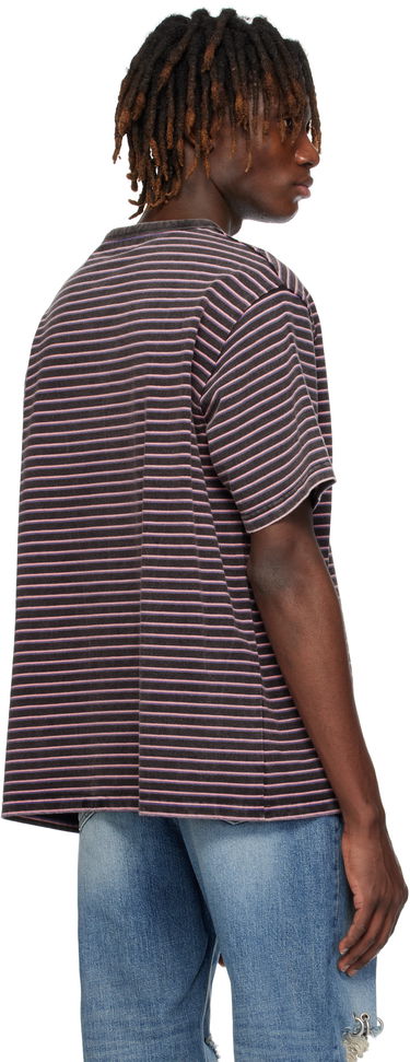Tričko We11done We11done Logo Striped T-Shirt Rôznofarebný | WD-TT0-25-736-U-BK, 2