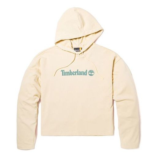 Mikina Timberland Brand Cropped Hoodie Béžová | A6AZ2-V04, 0