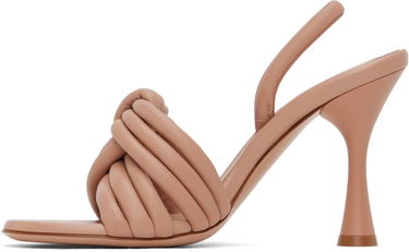 Tenisky a topánky Gianvito Rossi Ottavia Knotted Heeled Sandals Ružová | G32458.95LAC.NAP, 2