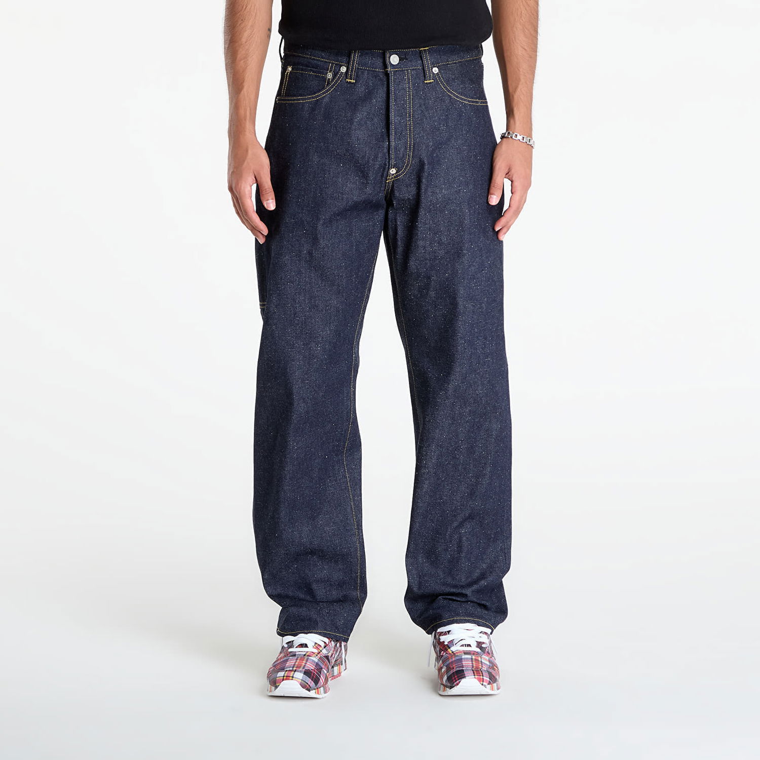 Džínsy Human Made HUMAN MADE Straight Denim Pants Modrá | HM30PT001IN, 0
