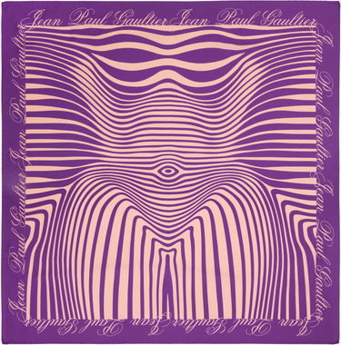 Šál Jean Paul Gaultier 'The Body Morphing Marinière' Scarf Fialová | 25/33-U-EC052-C573-0100, 0