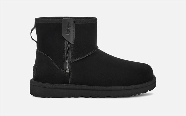 ® Classic Mini Bailey Zip Boot in Black, Size 5, Leather