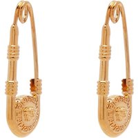 Prsteň Versace Women's Safety Pin Medusa Head Earrings Women's Gold Béžová | 1004827-1A00620-3J000, 1