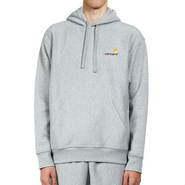 Mikina Carhartt WIP Hooded American Script Šedá | I028279.V6.XX, 2