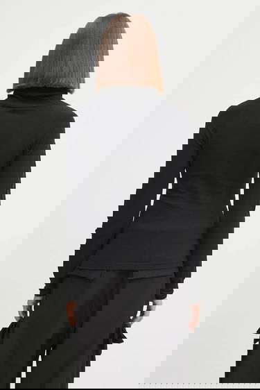 Sveter Y-3 Y-3 Hooded Knit Turtleneck Top Čierna | JX2301, 2