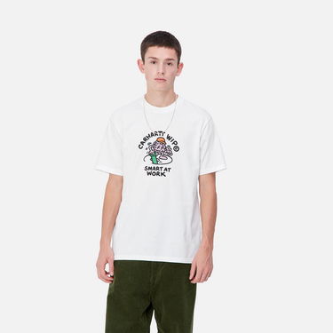 Tričko Carhartt WIP Short Sleeve Smart Work Graphic T-Shirt Biela | I033963_9, 0