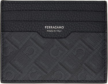 Peňaženka FERRAGAMO Ferragamo Credit Card Holder Čierna | 780321, 0