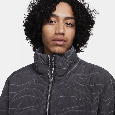 Bunda Nike Woven Full-Zip Basketball Jacket Šedá | FB7101-010, 2