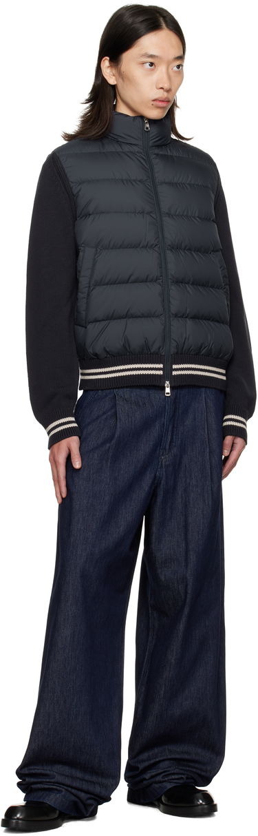 Bunda Moncler Moncler Padded Hybrid Jacket Čierna | K20919B00032M1509, 4