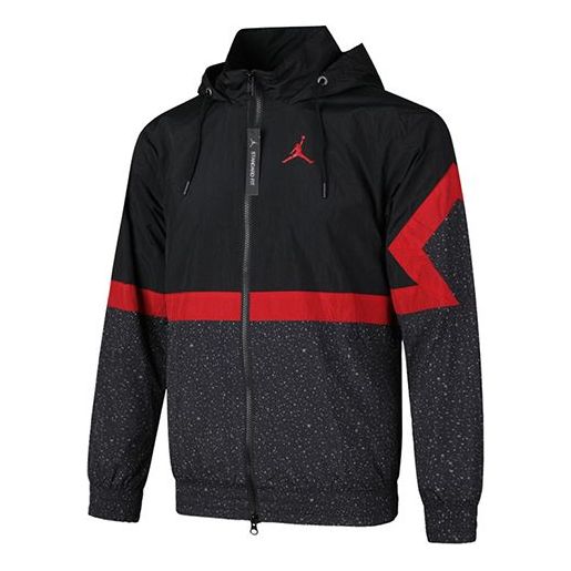 Vetrovka Jordan Jordan Windproof Hooded Jacket Čierna | CZ2495-010