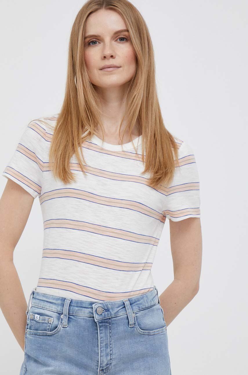 Tričko GAP Cotton T-shirt Biela | 554980.05WHITEPEA, 0