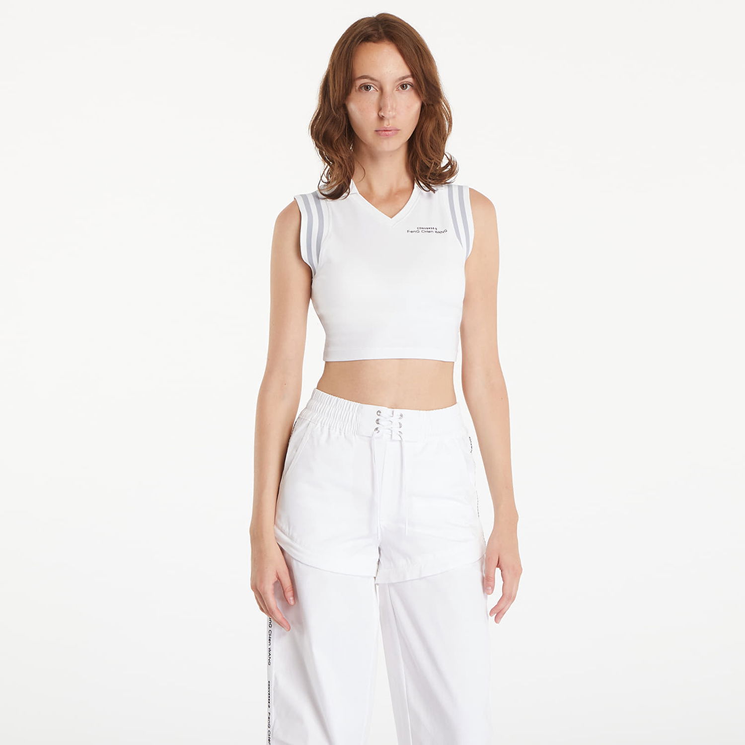 Polo tričko Converse Feng Chen Wang x Polo Top White/ Arctic Ice Biela | 10027477-A01, 0