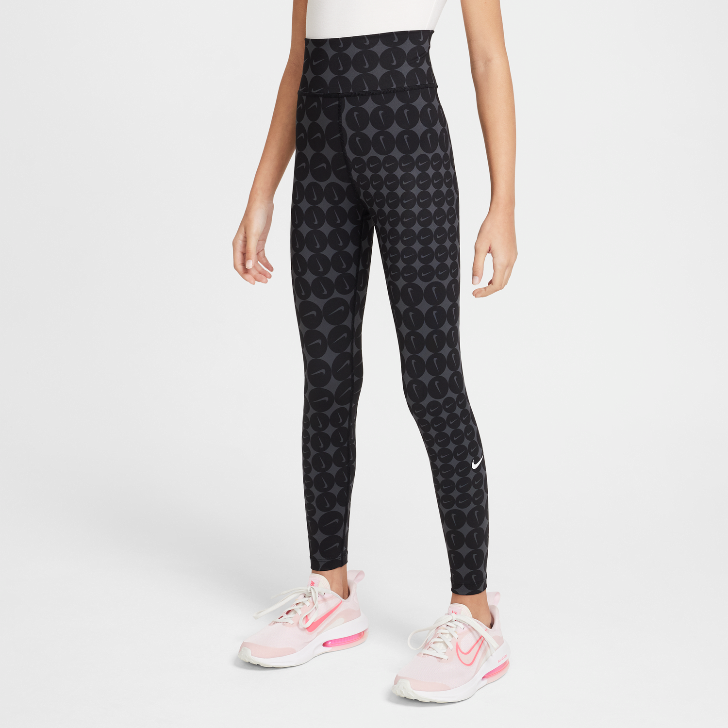 Legíny Nike Nike One Dri-FIT High-Waisted Leggings Čierna | HF8228-010, 0