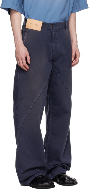 Nohavice JW Anderson JW Anderson Twisted Workwear Jeans Modrá | DT0115-PG1522, 4