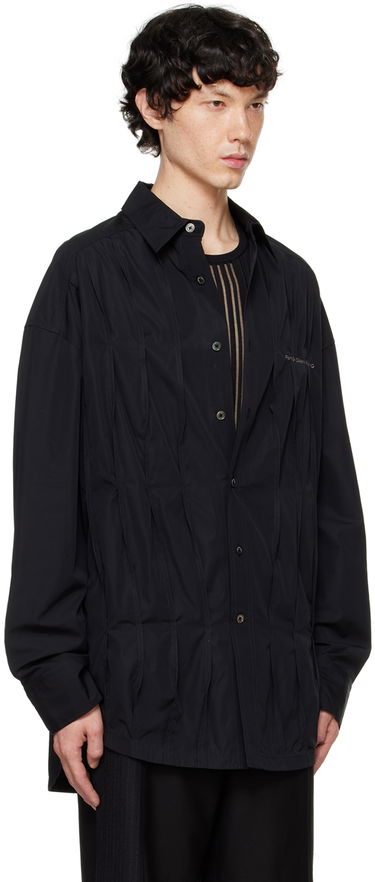 Košeľa Feng Chen Wang Feng Chen Wang Pleated Shirt Čierna | FUF18SR09, 1