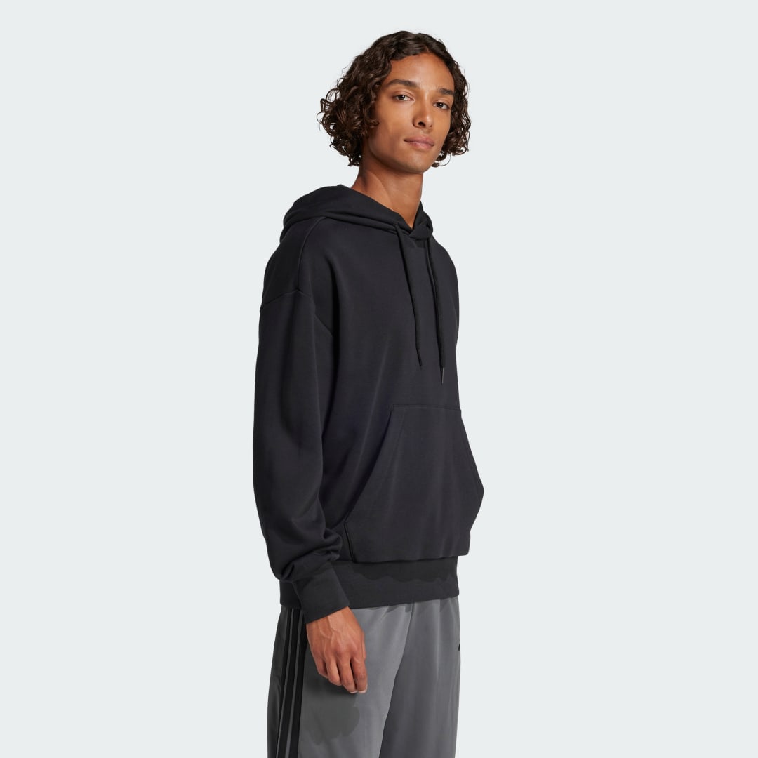 Mikina adidas Performance Loose Fit French Terry Hoodie With Logo Čierna | JF3587, 1