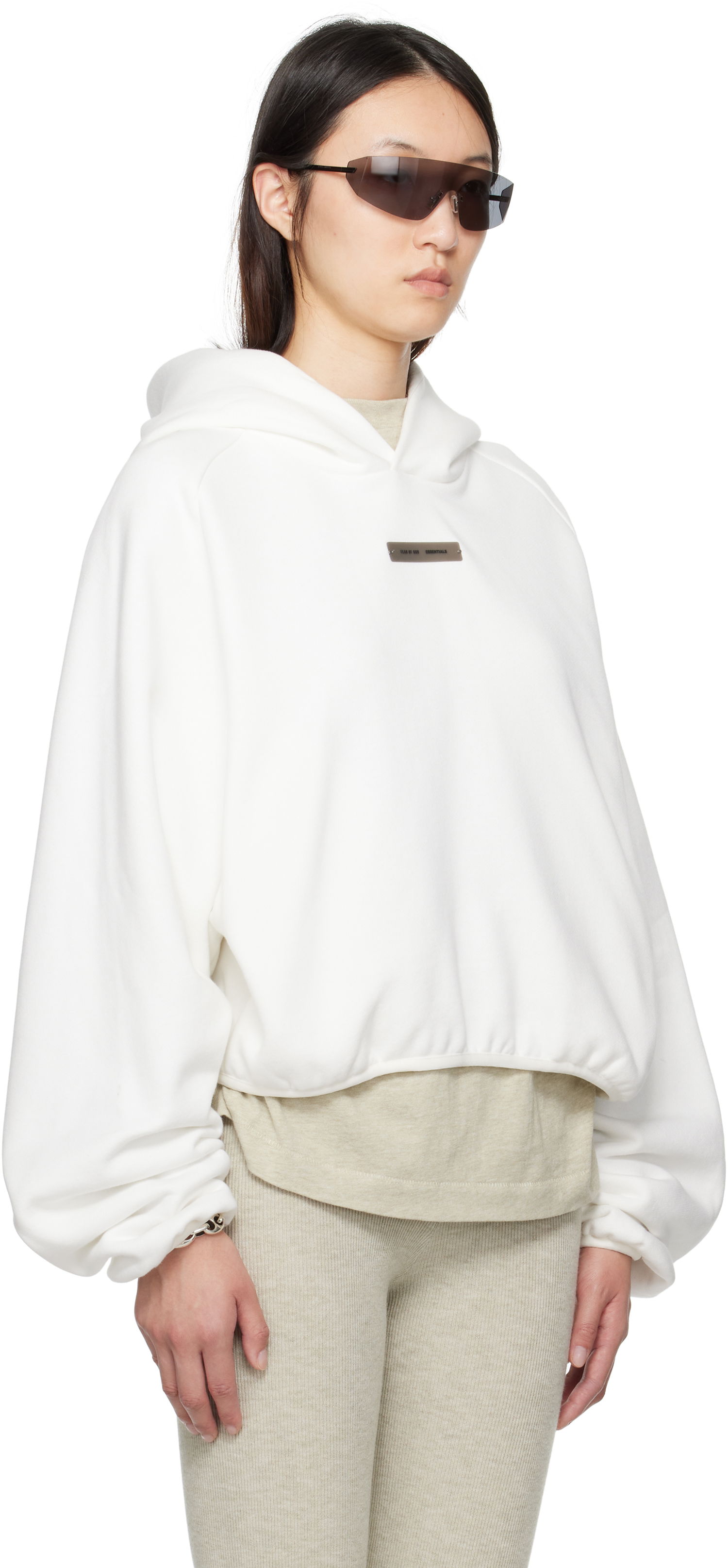 Mikina Fear of God ESSENTIALS Modern Fit Hoodie Biela | 192SP257754FW, 1
