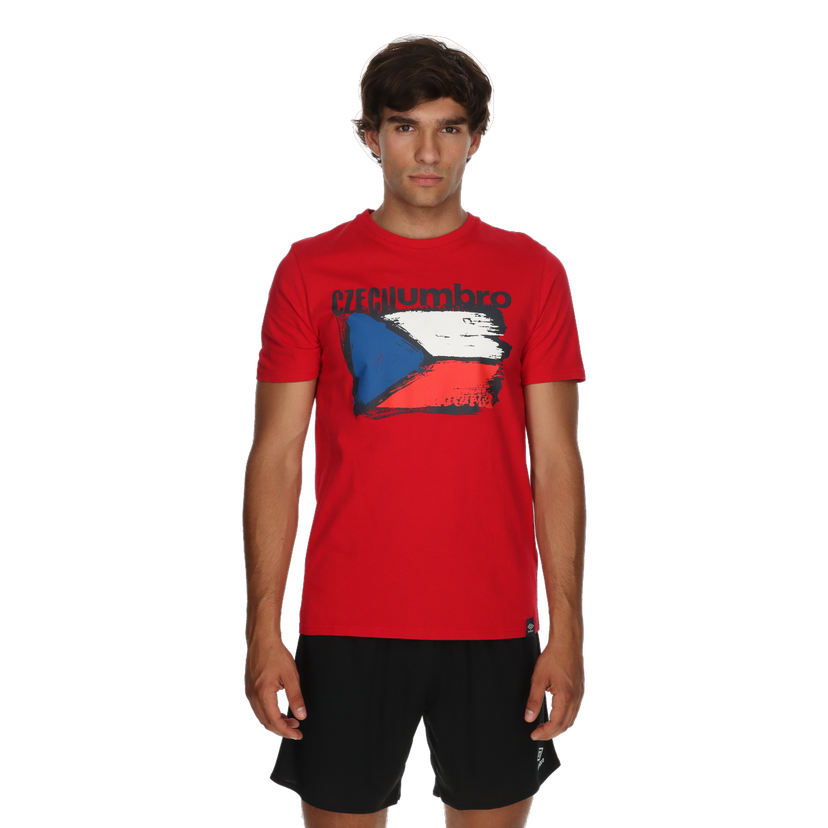 Tričko Umbro EC Czech Flag Graphic T-Shirt Červená | UMA241M866-05