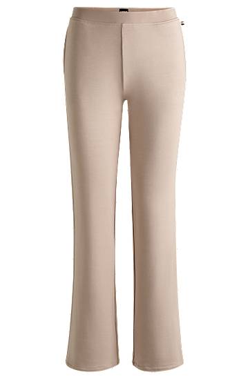 Nohavice BOSS Tracksuit Bottoms with Knitted Tape Béžová | 50540057, 0