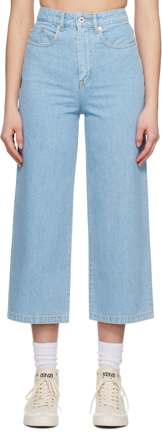 Džínsy KENZO Paris Sumire Jeans Modrá | FD52DP2136B4, 0