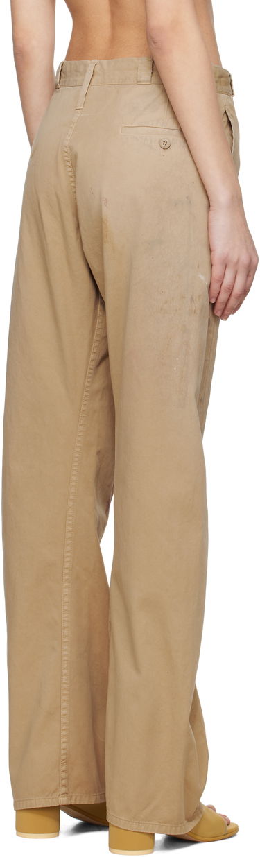 Cargo nohavice Maison Margiela MM6 Maison Margiela Tailored Painter Trousers Béžová | S62KB0230 M35435, 2