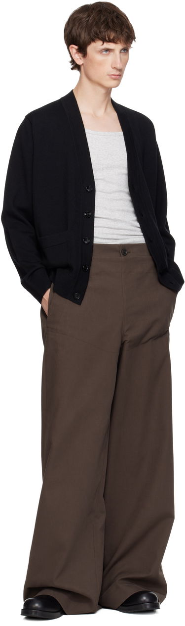 Sveter Dries Van Noten Merino Wool Cardigan Čierna | 252-021203-2700, 3