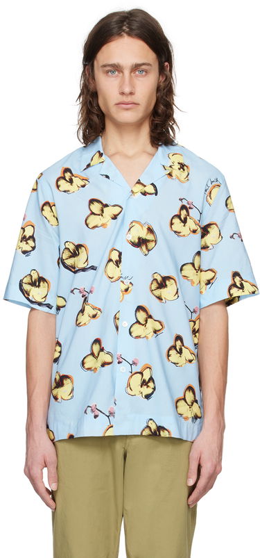 Košeľa Paul Smith Paul Smith Orchid Print Shirt Modrá | M1R-905U-M02333-40, 0