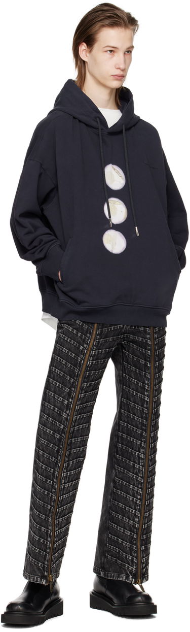 Mikina Feng Chen Wang Feng Chen Wang Plant Dye Hoodie Navy | FMS17HD04, 3