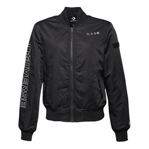 Bomber bunda Converse Converse Casual Sports Short Bomber Jacket Čierna | 10007511-A02