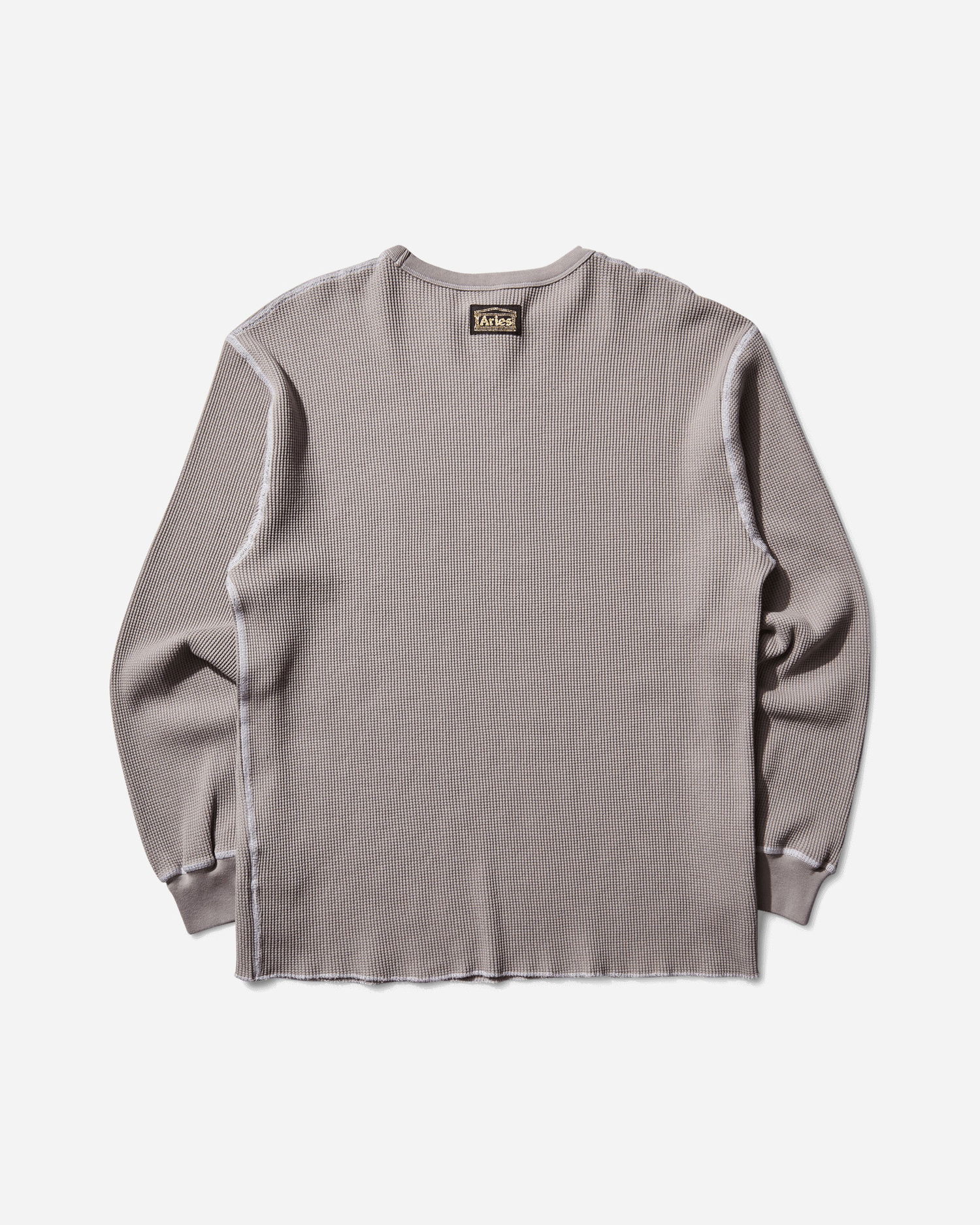 Tričko Aries Reversible Waffle Longsleeve T-Shirt Šedá | AR4066604 Grey, 0