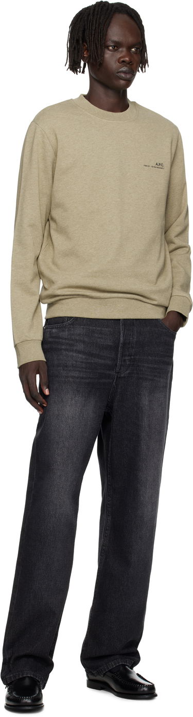 Mikina A.P.C. A.P.C. Standard Item Sweatshirt Zelené | COHGT-M27927, 3