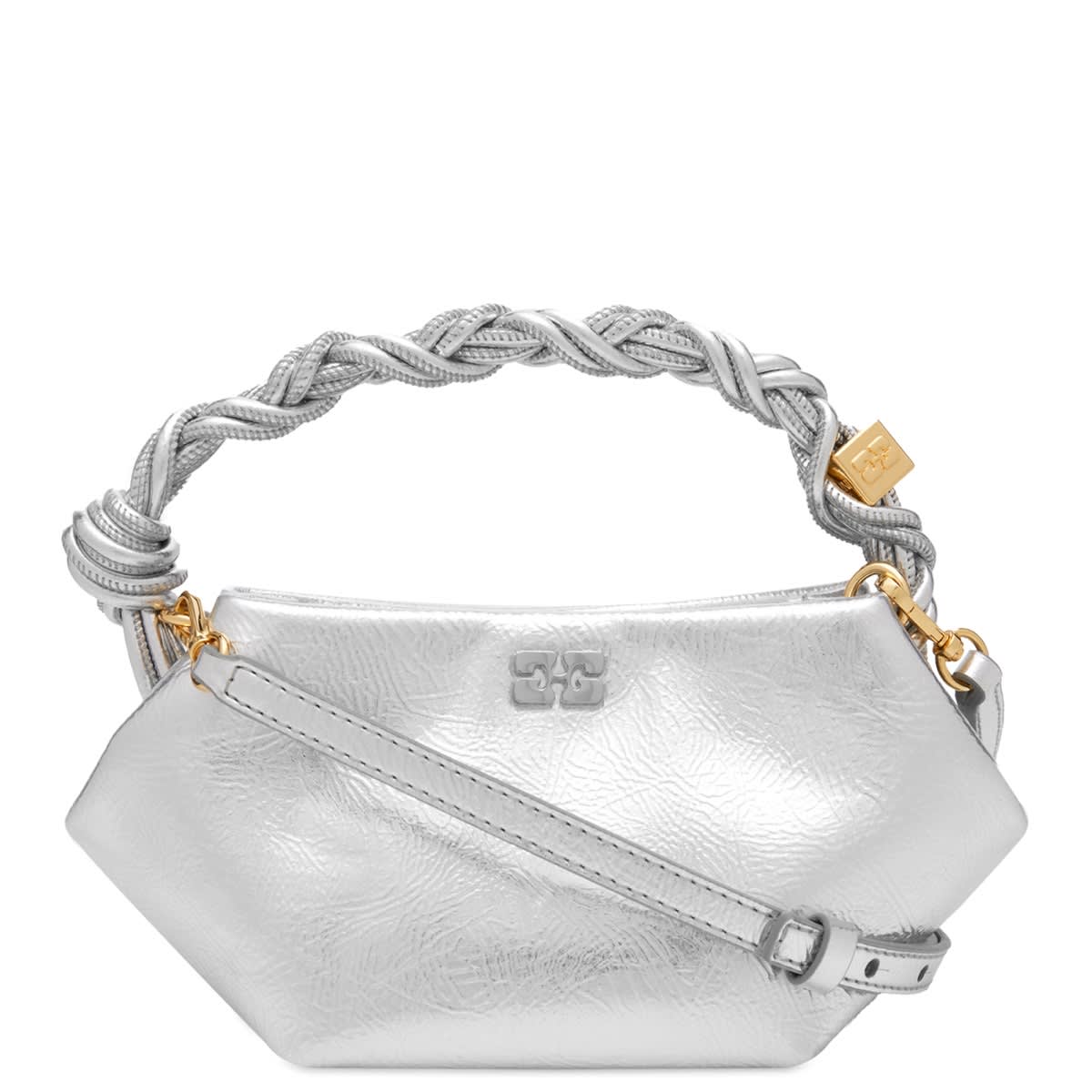 Kabelka GANNI GANNI Bou Mini Bag Metalická | A5653-018, 0