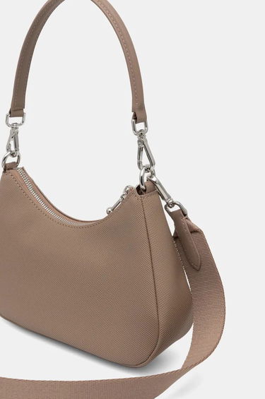 Taška cez rameno Lacoste Beige Shoulder Bag Béžová | NF4756DZ, 3