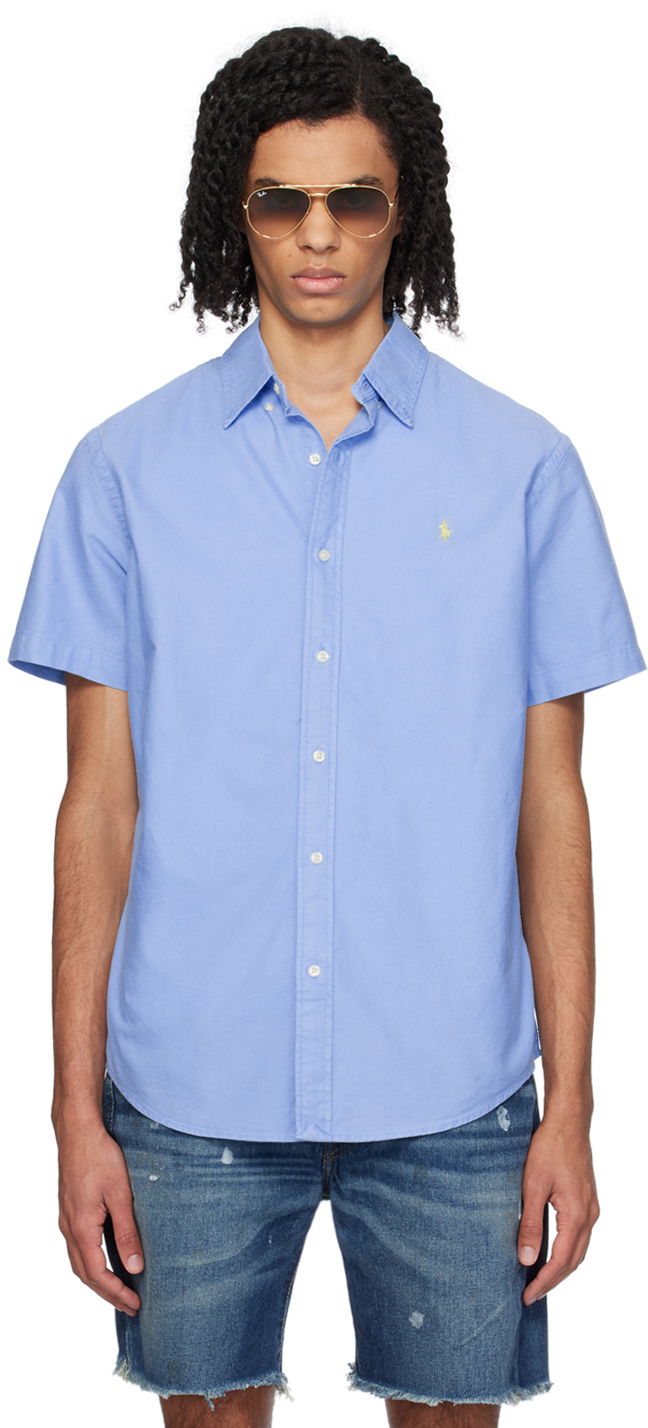 Košeľa Polo by Ralph Lauren Blue Classic Fit Shirt Modrá | 710816449018, 0