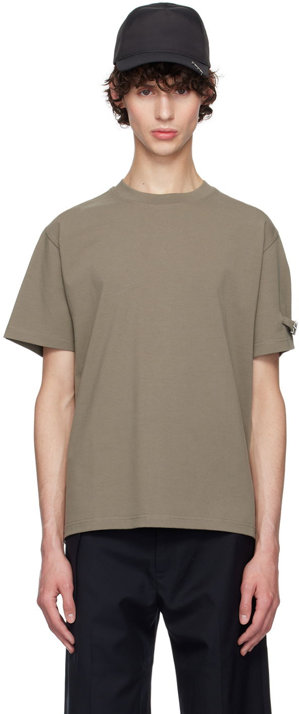 Tričko HELIOT EMIL Khaki Armband T-Shirt Béžová | PREAW24_M_09_119_DG23, 0