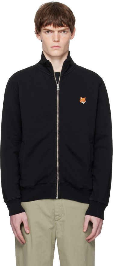 Mikina MAISON KITSUNÉ Fox Head Patch Fullzip Regular Sweatshirt Čierna | PM02134KM0340, 0