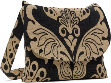 Taška cez rameno Anna Sui Anna Sui Beardsley Tapestry Messenger Bag Béžová | 1125H94, 1