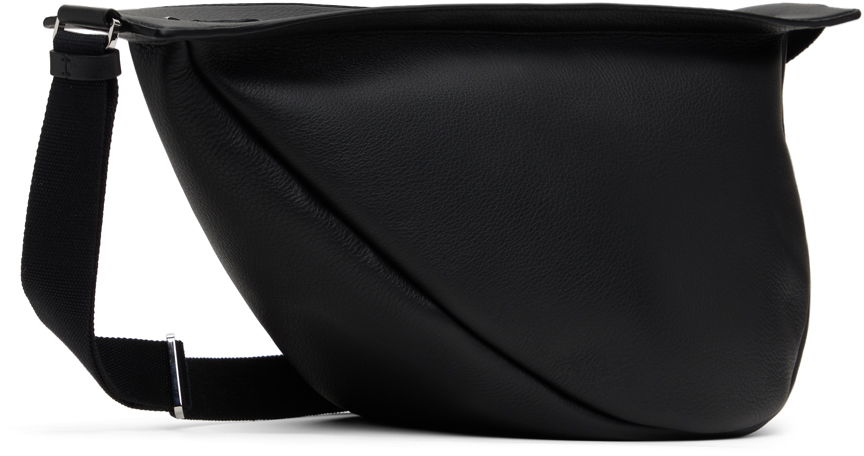 Taška cez rameno The Row Large Slouchy Banana Bag Čierna | W1196M-L129, 1