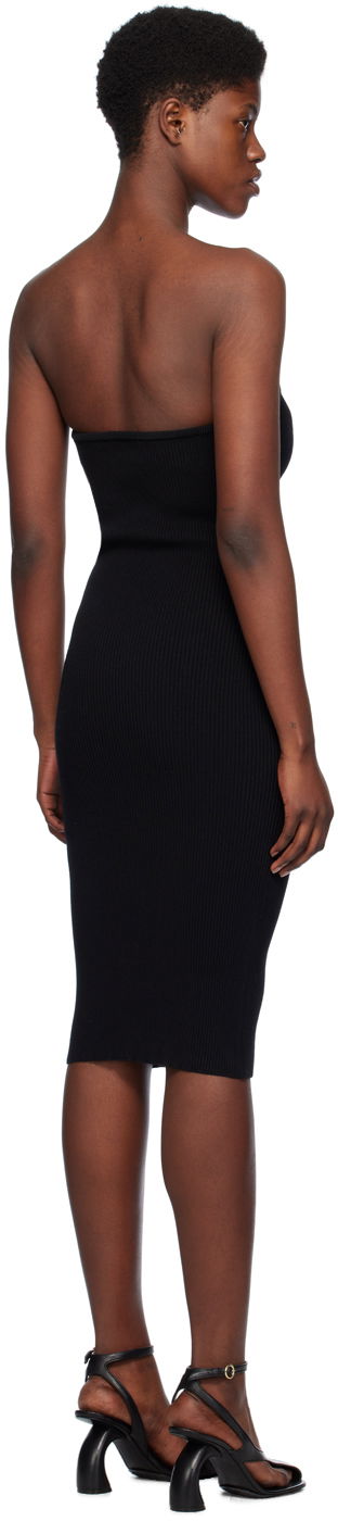 Šaty Coperni V-Neck Midi Dress Čierna | COPML91852, 2