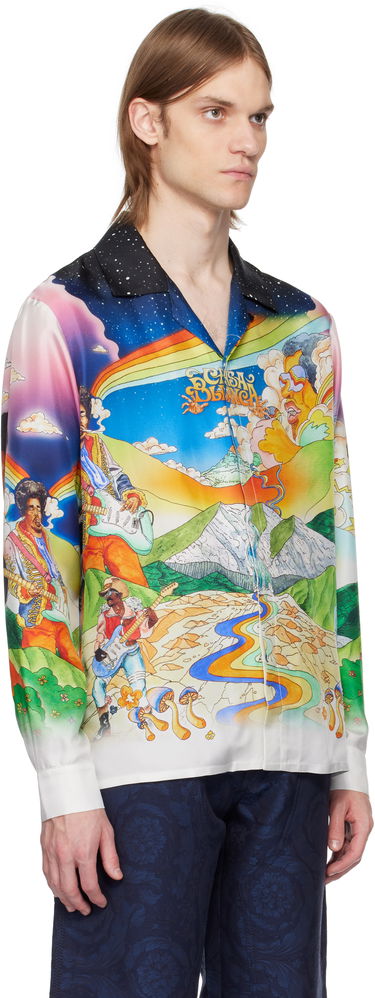 Košeľa Casablanca Casablanca 'La Musique' Print Silk Shirt Rôznofarebný | U-MS25-SH-006-07, 1