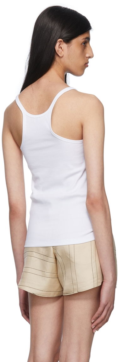 Tielko TOTEME TOTEME Organic Cotton Tank Top Biela | 213-458-772, 2